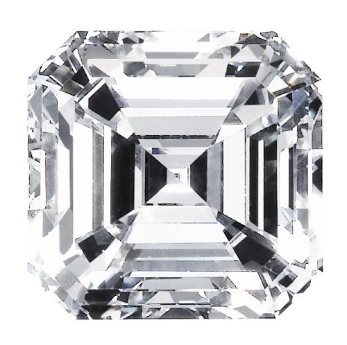 Certified Diamond (Asscher, Fair cut, 0.5 carats, H color, IF clarity)