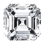 Certified Diamond (Asscher, Very Good cut, 1.01 carats, G color, VS1 clarity)