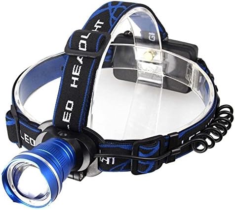 3000LM Zoomable Headlamp Headlight CREE XM-L T6 LED Rechargeable Head Torch