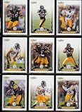2006 Score Pittsburgh Steelers Football Card Complete Set of 13 Cards including Ben Roethlisberger plus rookie cards of Willie Reid, Omar Jacobs, Cedric Humes, and Santonio Holmes.