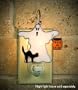 Switchables Stained Glass Trick or Treat Ghost Nightlight Cover