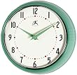 Retro Green Metal Wall Clock Retro Green Metal Wall Clock