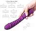 Rechargeable Vibrator - New Silence Motor Technology - Wireless Waterproof & Silicone - Strong G-Spot Stimulation - Sex Toy for Women or Couples By Linglong (Purple)
