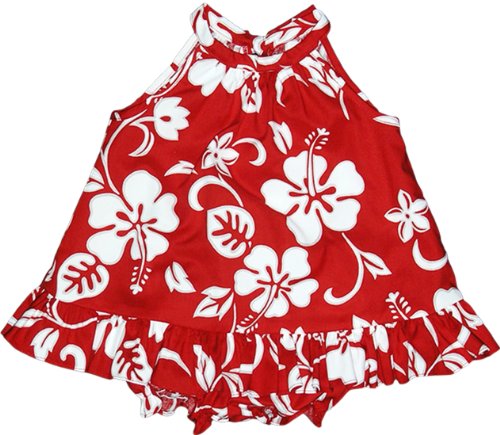 RJC Baby Girls Classic Hibiscus Halter 2pc Set