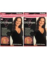 Lot of 2 Chic Shaper As seen on TV Breast Life Black Medium Fits Bra Size 36-38-New!