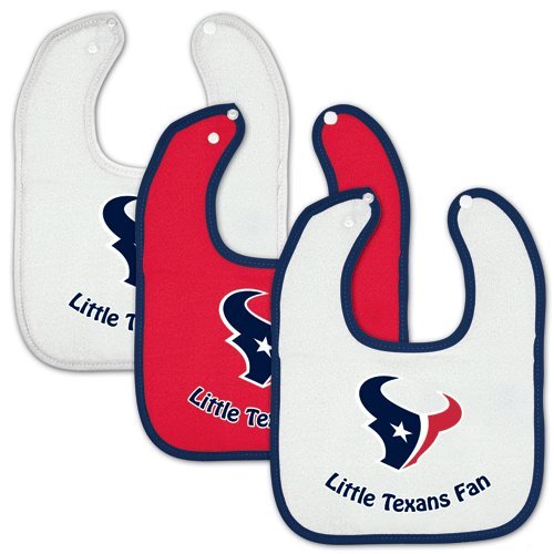 Houston Texans Baby Bib - 3pc set