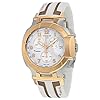 Tissot T-Race Chronograph White Dial White and Rose Gold-tone Silicone Mens Watch T0484172701200