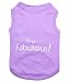 Pet Clothes I'M FABULOUS Dog T-Shirt - XXS