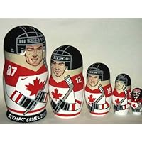 NHL Hockey Any Team your choice Russian Nesting doll 5 pcs / 6 in