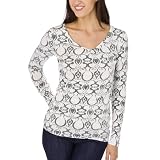 Mossimo&Acirc;&reg; Black Womens Slim Sleeve V-Neck Top - Polar Bear - M