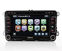 Koolertron F&uuml;r VW Volkswagen New Bora / Passat / Jetta / Golf / Scirocco / Tiguan / Touran / Caddy / EOS / Kaninchen / SKODA Octavia In-Dash DVD GPS Navi Autoradio mit 7 Zoll Touch Screen Digital-PIP RDS V-CDC Can-Bus DVB-T TV-Funktion (kostenlos Navigation Landkarte)