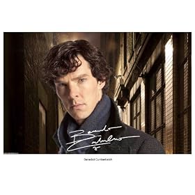 BENEDICT CUMBERBATCH SHERLOCK HOLMES SIGNED AUTOGRAPH PHOTO A4 12X8 INCHES PRINT POSTER