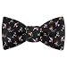 New Years Party by Wild Ties black silk freestyle bowties