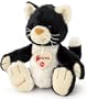 Trudi Best Bussi Medium Black & White Cat 10" Plush Stuffed Animal Collectible