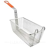 Deep Fryer Basket - Small - Orange Handle