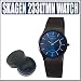 Skagen 233LTMN Men's Titanium Black Mesh Watch w/ Travel Case