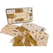 Gift Tags Tin of 36 Old Tags with String in Metal Tin Cavallini