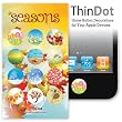 ThinDot Home Button Decals for iPad, iPhone and iPod Touch "Seasons"
