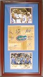 Florida Gators Starting Five signed 1' by 1' Replica Parquet Floor