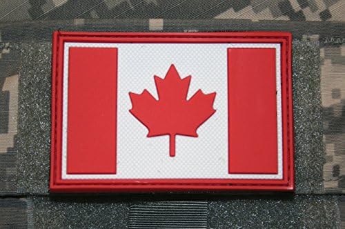 Tactical Canada Flag Patch Red and White