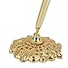 Pixnor Hollow Round Pen Holder Signing Pen Set for Wedding Bridal Golden