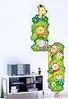 Home Decor Mural Art Wall Paper Stickers-height Measure KGS-0811