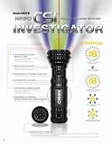Nebo CSI Investigator LED Flashlight w/ Laser, UV, Green, and White Light Modes