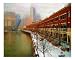 Along Kinze Place Architecture Poster Print by Bertrand Crouthamel, 8x10