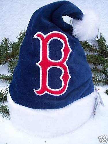 BOSTON RED SOX INFANT STADIUM SANTA HAT 0-6 months