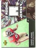 Gaines Adams 2007 Upper Deck Rookie Jersey Card #GA Tampa Bay Buccaneers