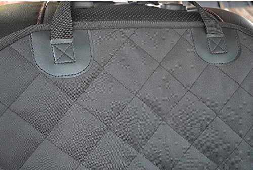 GloMarket Dog Oxford Cloth Seat Covers Front Seat Protection Fits Cars Trucks and SUVs (Black)