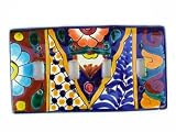 Talavera Light Switch Plate Cover - 4 Flip Switch, Assorted Colors
