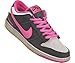 Nike Mens Dunk Low Premium SB Disposable Leather Skateboarding Shoes Black/Pink