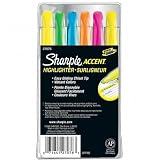 Sanford(R) Sharpie(R) Pocket Accent(R) Highlighters, Assorted Colors, Box Of 6