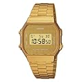 Casio Collection Herren-Armbanduhr Digital Quarz A168WG-9BWEF