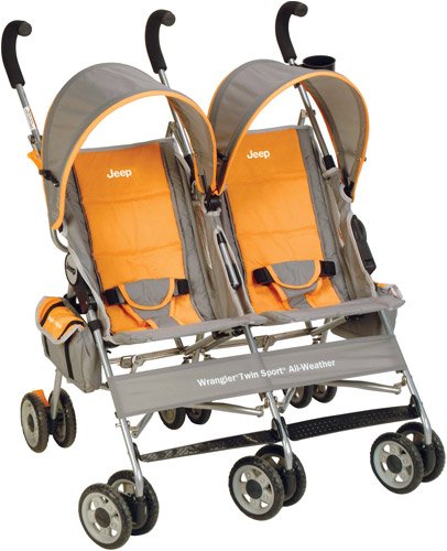 Jeep Wrangler Twin Sport All-Weather Stroller