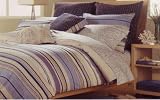 Charter Club Marina Stripe Navy Euro Sham NEW