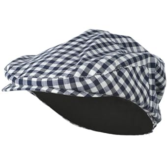 Boy's Plaid Driving Ivy Cap - Navy W19S14E