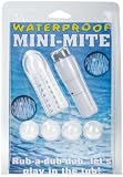 Pipedream Products Waterproof Mini Massager with Sleeve, White