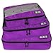 ECOSUSI Travel Packing Cube (Small-Large 3 Piece) for Carry-on Travel Accessories, Suitcase and Backpacking (Single Compartment)