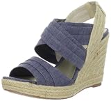 Ann Marino Womens Jillian Wedge Sandal Sandals