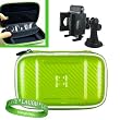 Garmin GPS Navigator CANDY GLOSS GREEN accessory, protective hard-shell portable carrying case with carabiner clip for Garmin GPS Navigator nüvi 780 4.3-Inch Widescreen+ GPS windshield Mount!! +VG *LIVE*LAUGH*LOVE* Wrist Band