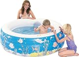 Kids Outdoor Inflatable Water Doodle Pool - 60 X 20 with Washable Crayons