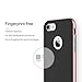 iPhone 7 Case, ROCK MOOST [Royce Series] Dual Layer Shockproof Thin & Slim Case With Kickstand for iPhone 7 (4.7inch) [Black / Rose Gold]