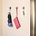 Angelbubbles Adhesive Hooks 6pcs/Pack 3M Sticker + Full 304 Stainless Steel Hanger & Base (304 Stainless Steel)