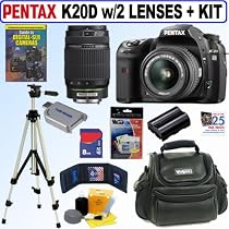 <strong><a href='http://www.it-firstcare.com/view_company.php?from=Pentax&pageid=1'>Pentax</a></strong> K20D 14.6MP Shake Reduction Digital SLR Camera with <strong><a href='http://www.it-firstcare.com/view_company.php?from=Pentax&pageid=1'>Pentax</a></strong> 18-55mm f/3.5-5.6 AL II Lens and <strong><a href='http://www.it-firstcare.com/view_company.php?from=Pentax&pageid=1'>Pentax</a></strong> 55-300mm f/4-5.8 ED Extreme Telephoto Range Zoom Lens + 8GB Deluxe Accessory Kit