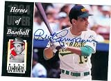 Bert Campaneris Autographed/Hand Signed MLB Baseball card (Oakland Athletics) 1994 Upper Deck Bat #2