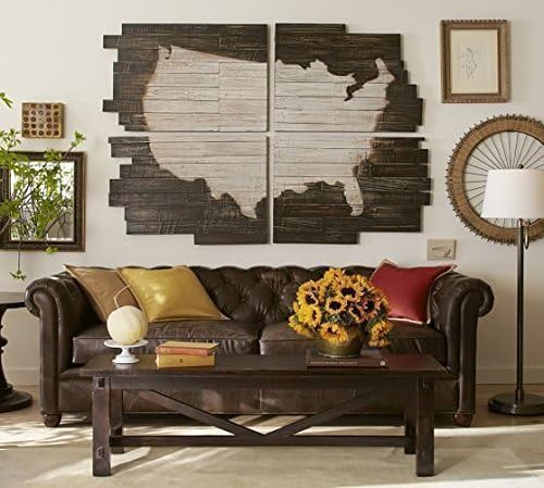 Wood USA Wall Map - United States Wood Map