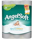 Angel Soft Double Roll Bath Tissue, 12 Count