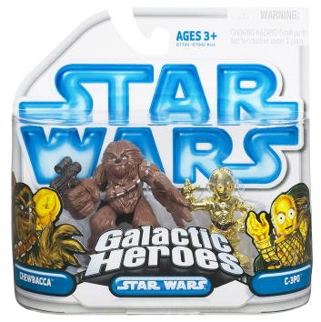 Star Wars Clone Wars C-3Po & Chewbacca Galactic Heroes